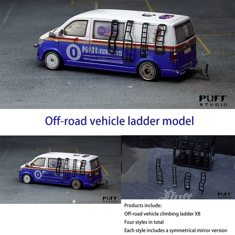 Car Accessories Inside - PuffStudio 1/64 Off-road Vehicle Ladder, Side