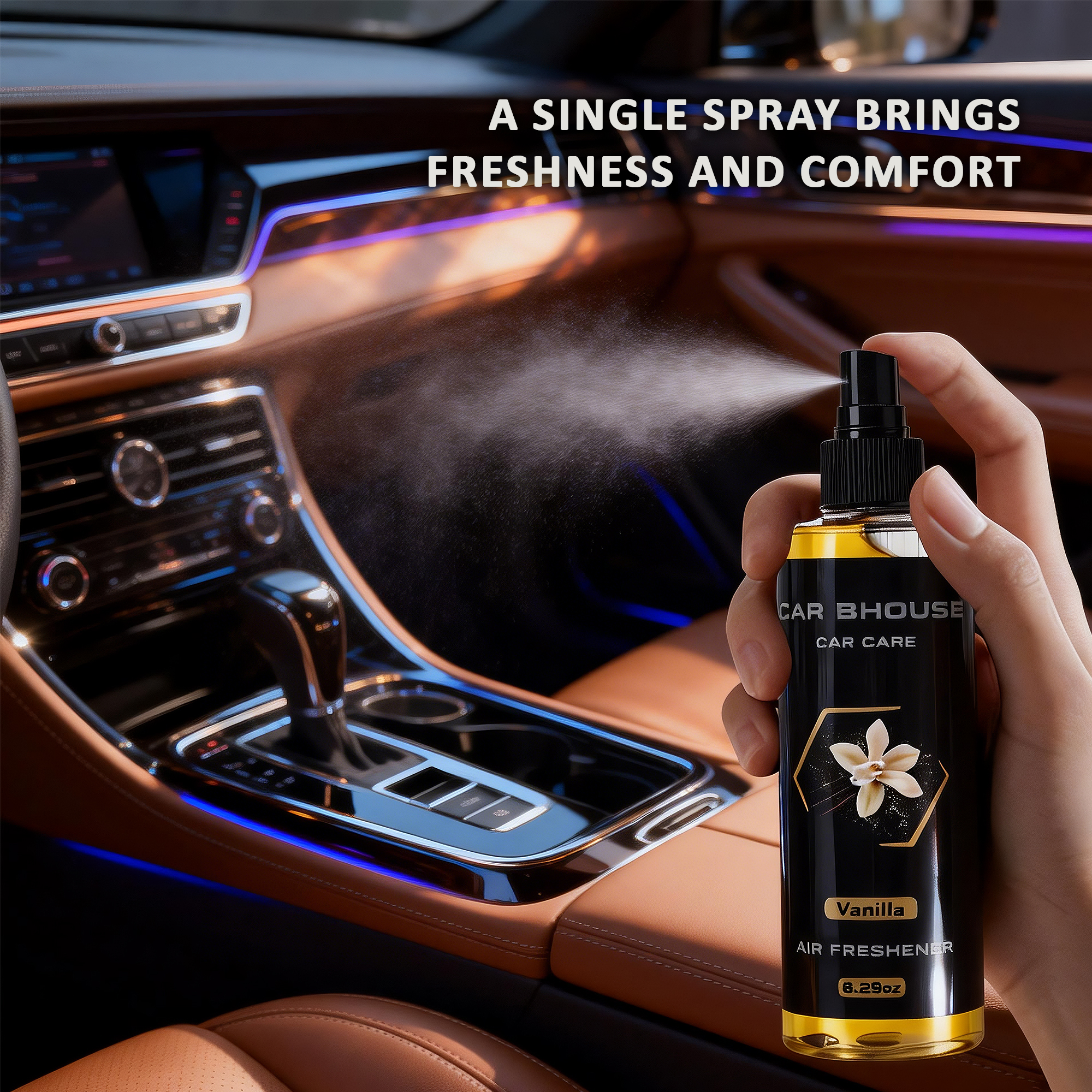 Car Air Freshener Spray Car Fr - Car Accessories Inside บทวิจารณ์และราคา