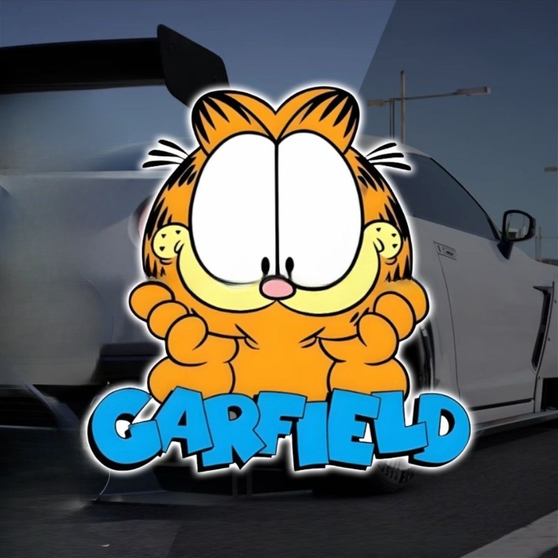 Creative cartoon cute Garfield - Car Accessories Toy บทวิจารณ์และราคา