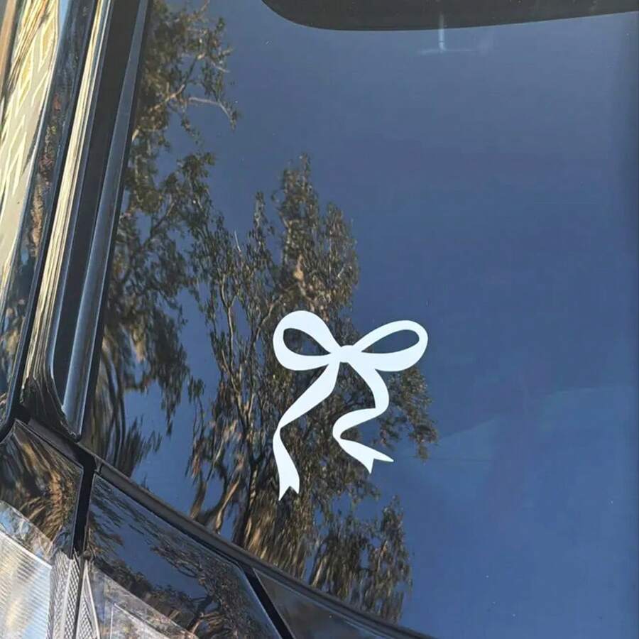 1 Pc Bow Car Decal, Vinyl Girl - Car Accessories Girly บทวิจารณ์และราคา