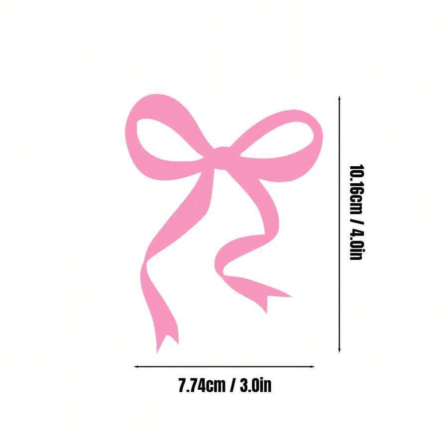 1 Pc Bow Car Decal, Vinyl Girl - Car Accessories Girly บทวิจารณ์และราคา