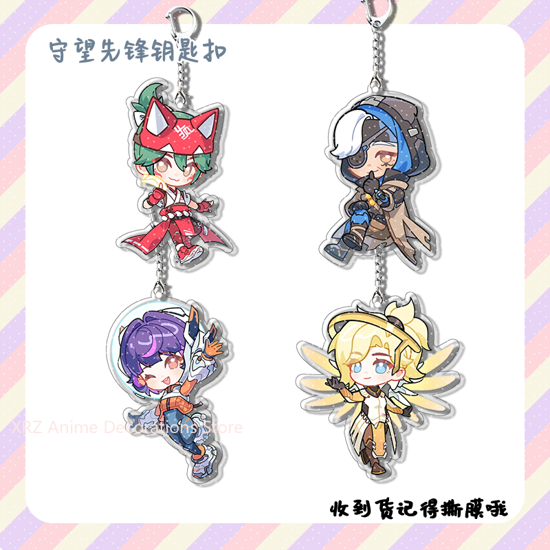 4pcs Anime Game Overwatch  Col - Car Accessories Cute บทวิจารณ์และราคา