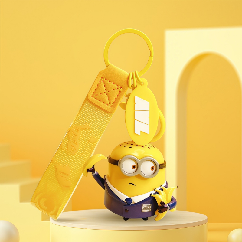 Cartoon Minion keychain pendan - Car Accessories Girly บทวิจารณ์และราคา