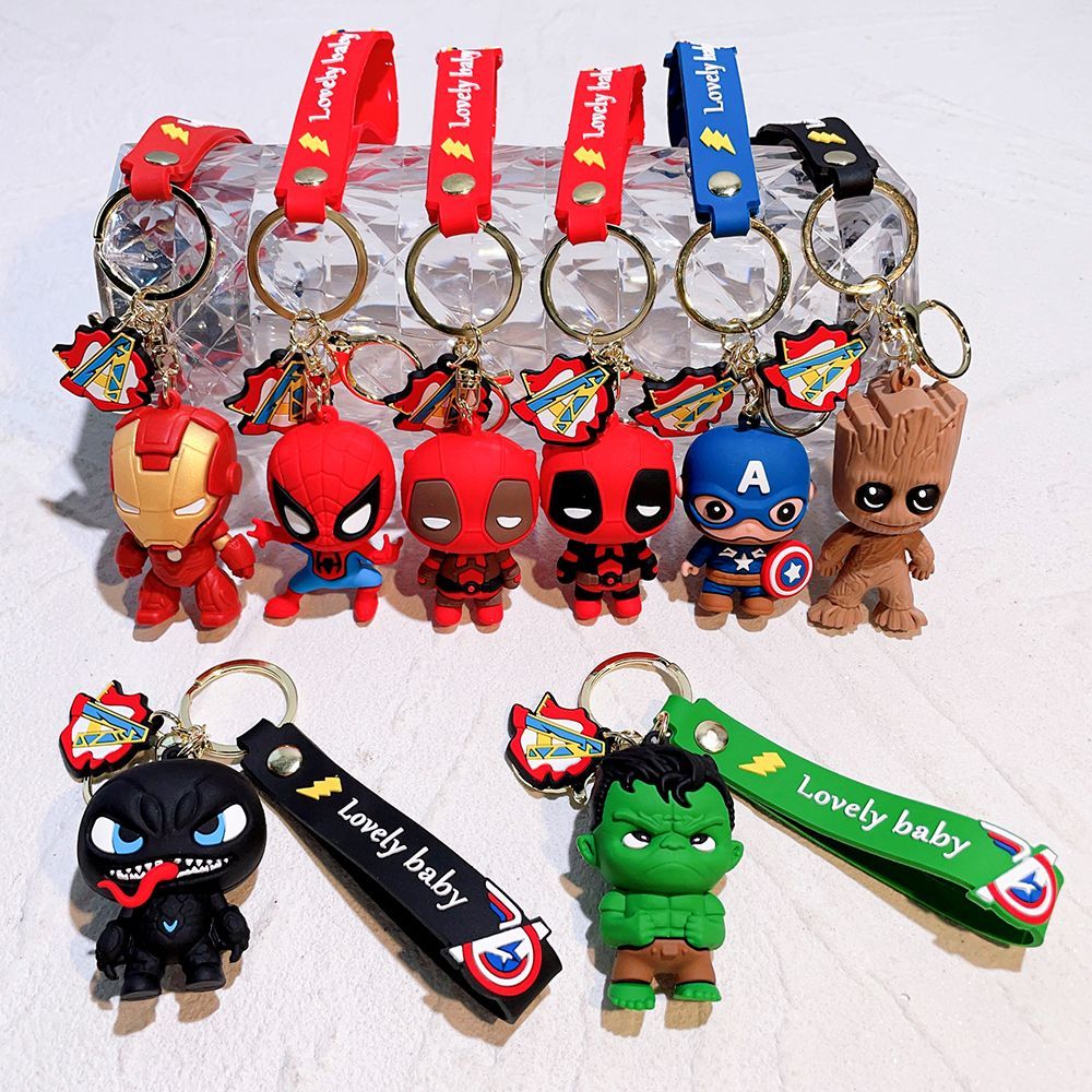Avengers Heroes Silicone Keych - Car Accessories Girly บทวิจารณ์และราคา