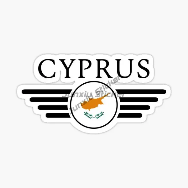 Creative Cyprus Flag Map Water - Car Accessories Cyprus บทวิจารณ์และราคา