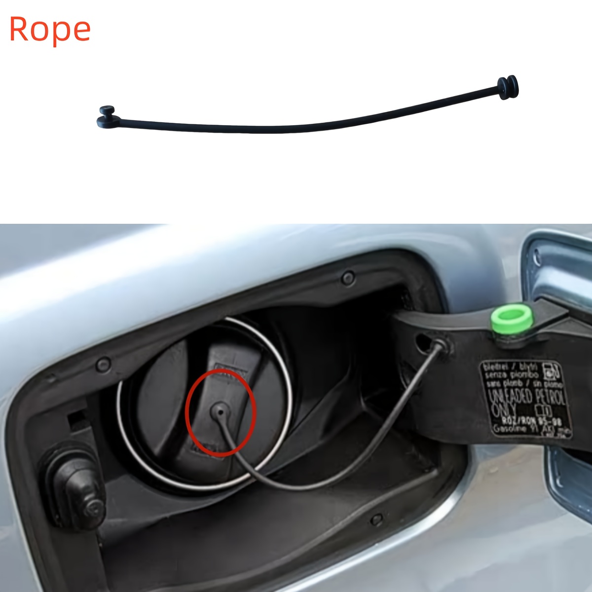 1pc Car Fuel Tank Cap Cable An - Car Accessories Brand บทวิจารณ์และราคา