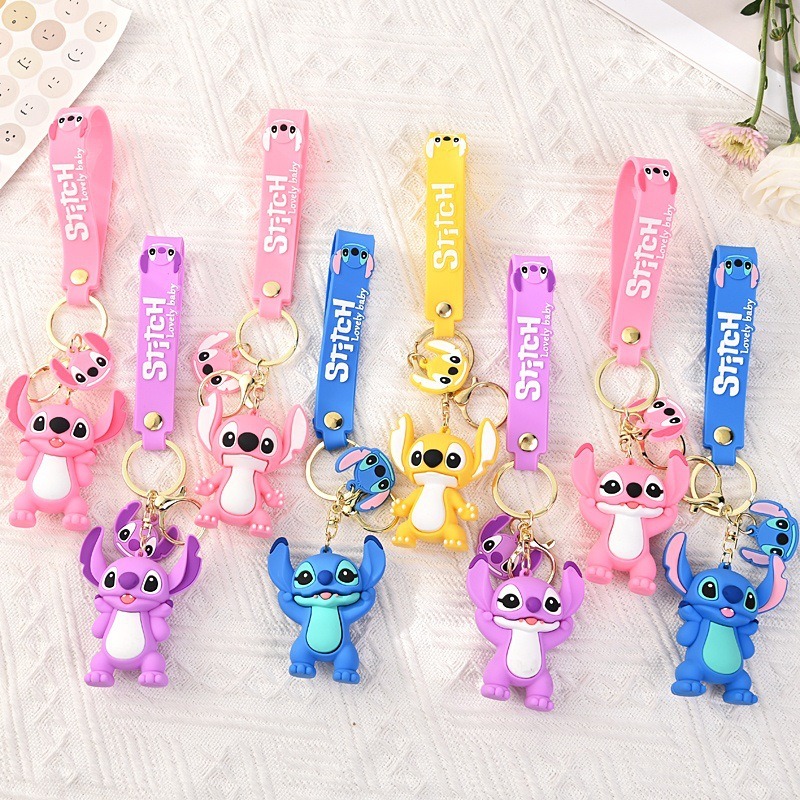 Kawaii Lilo & Stitch Toys Keyc - Car Accessories Girly บทวิจารณ์และราคา