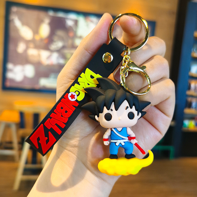 Ball Z Goku PVC Keychain 3D Ca - Car Accessories Cute บทวิจารณ์และราคา