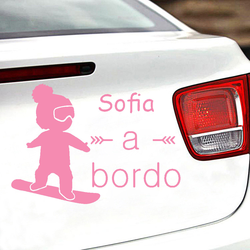 1pc Vinyl baby a bordo colorfu - Car Accessories Toy บทวิจารณ์และราคา