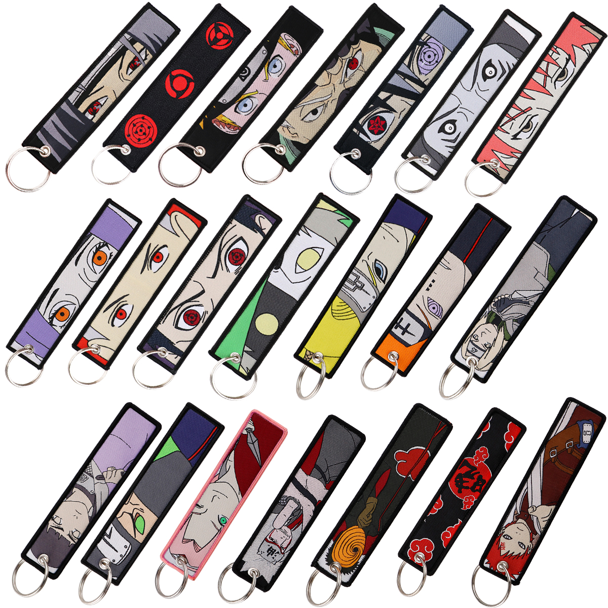 Anime Embroidery Keychain Key  - Car Accessories Cute บทวิจารณ์และราคา