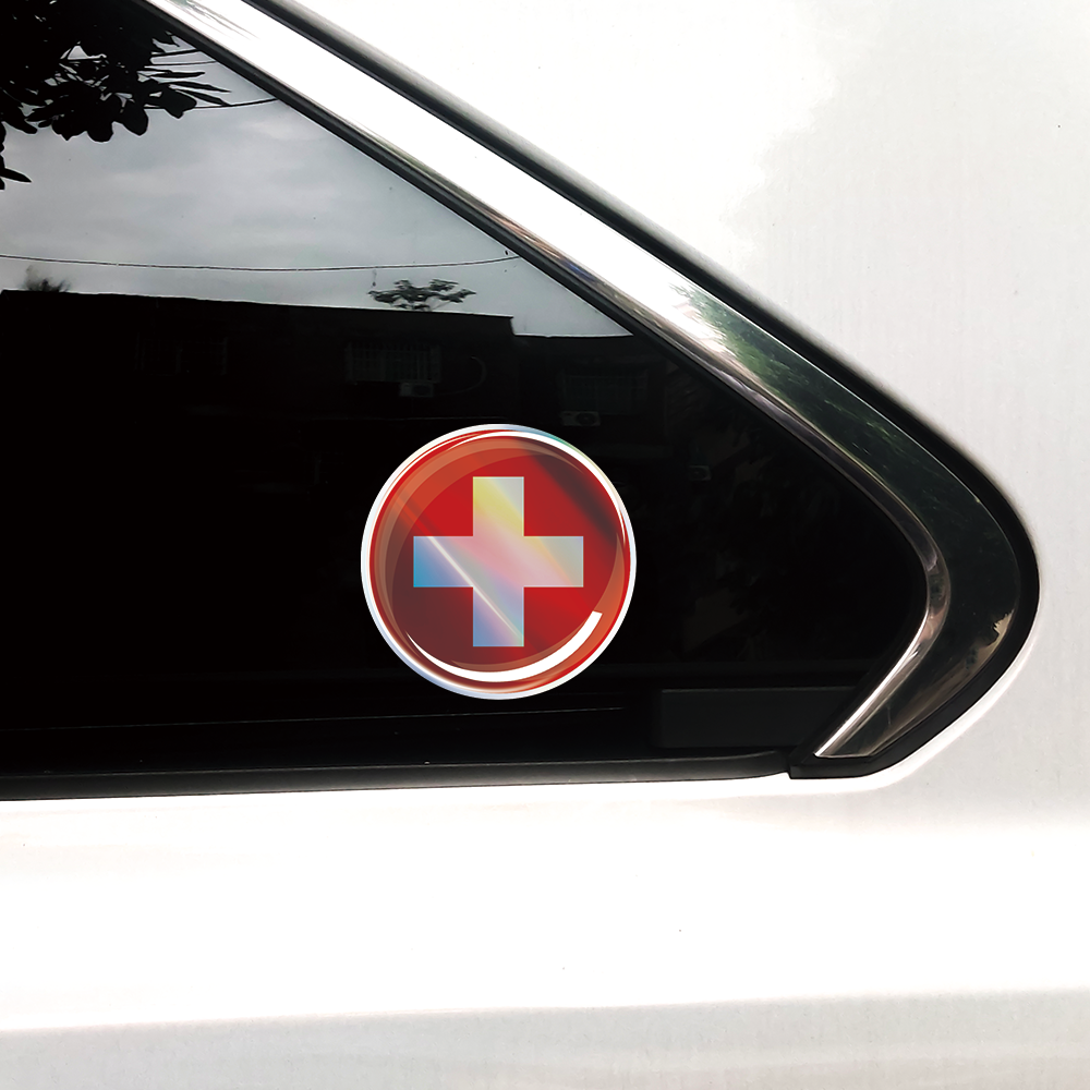 Switzerland Flag Serbia Cyprus - Car Accessories Cyprus บทวิจารณ์และราคา