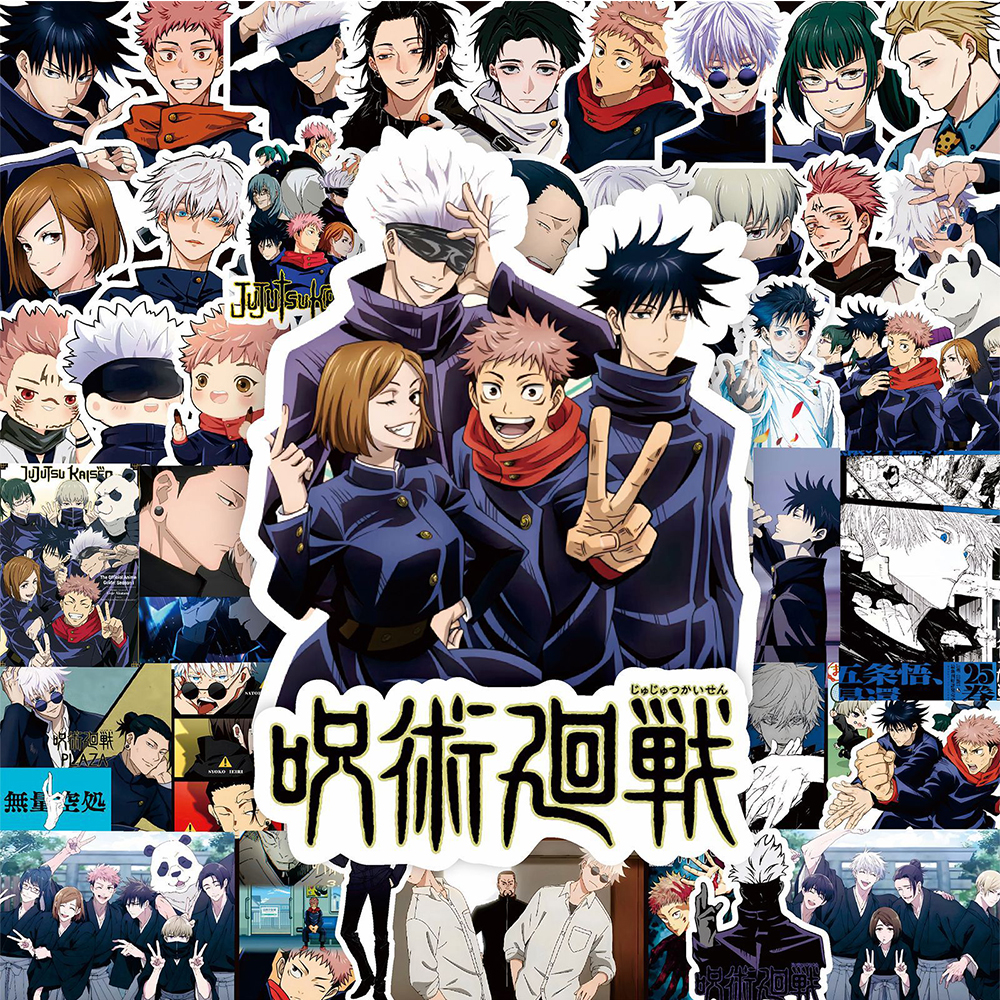 80pcs Cartoon Jujutsu Kaisen A - Car Accessories Toy บทวิจารณ์และราคา
