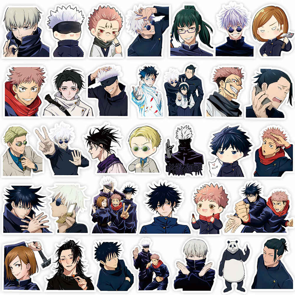 80pcs Cartoon Jujutsu Kaisen A - Car Accessories Toy บทวิจารณ์และราคา