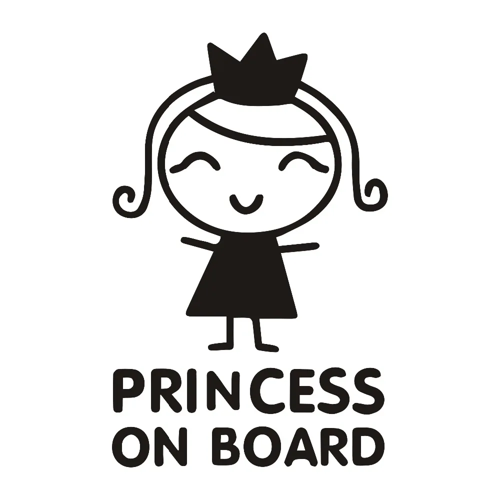 Car Stickers Personality Princ - Car Accessories Girly บทวิจารณ์และราคา