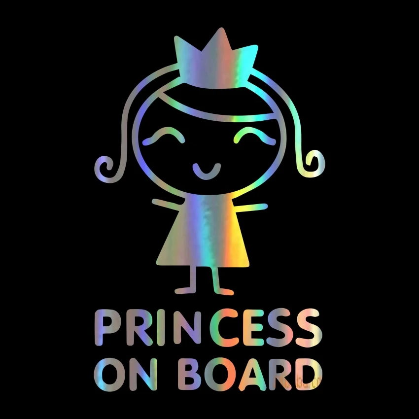 Car Stickers Personality Princ - Car Accessories Girly บทวิจารณ์และราคา