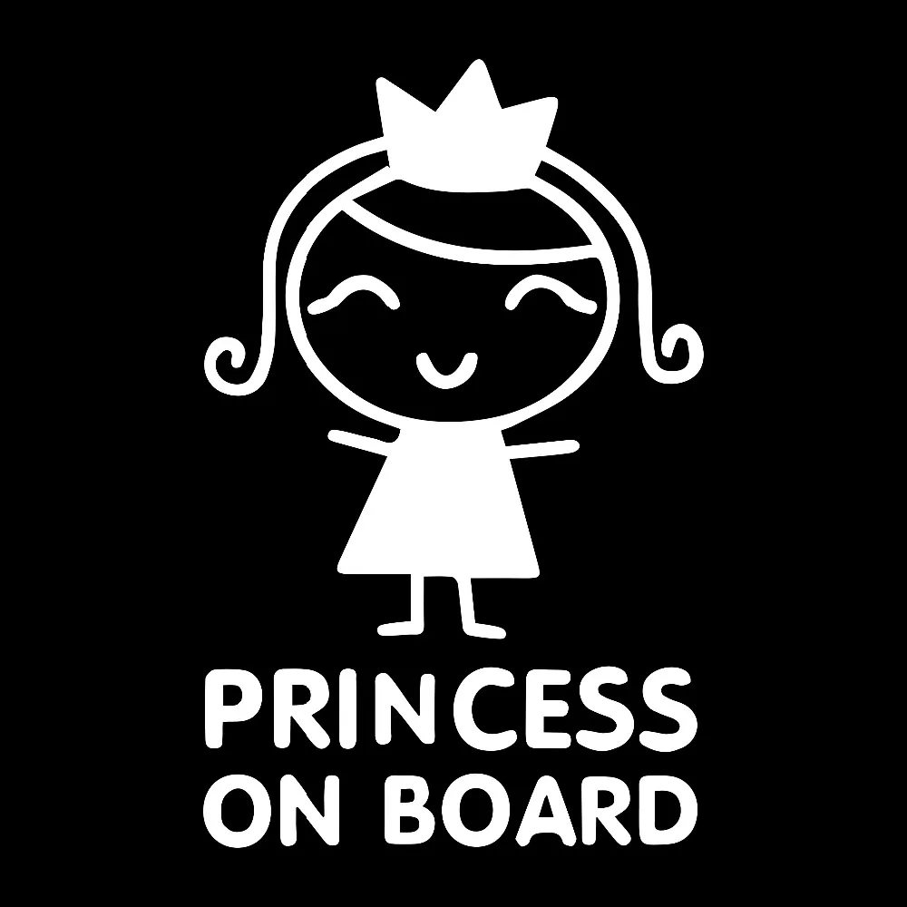 Car Stickers Personality Princ - Car Accessories Girly บทวิจารณ์และราคา