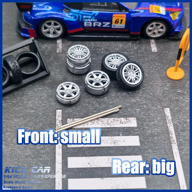 1/64 Model Car Wheels D: 11mm+ - Car Accessories Toy บทวิจารณ์และราคา