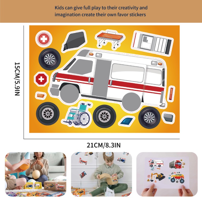 8Sheets Engineering Vehicle St - Car Accessories Girly บทวิจารณ์และราคา