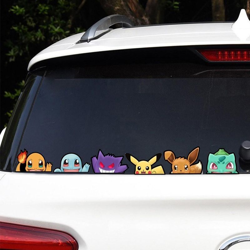 Pokémon car window sticker, Po - Car Accessories Cute บทวิจารณ์และราคา