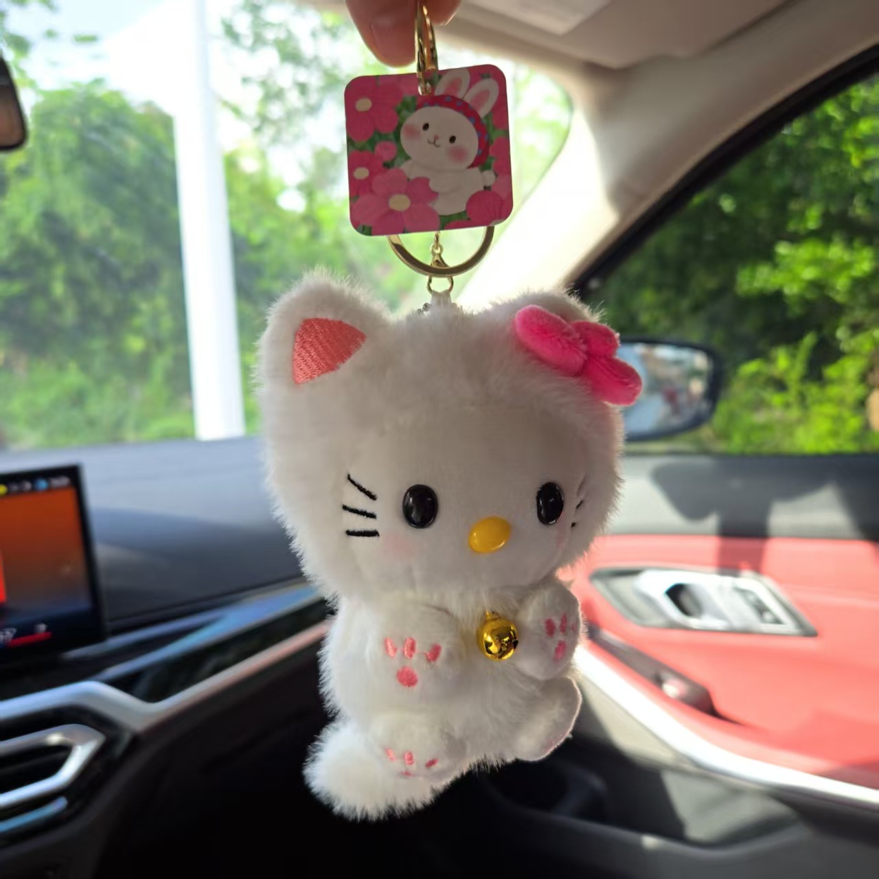 Kawaii HelloKitty Bell Cat Pen - Car Accessories Cute บทวิจารณ์และราคา