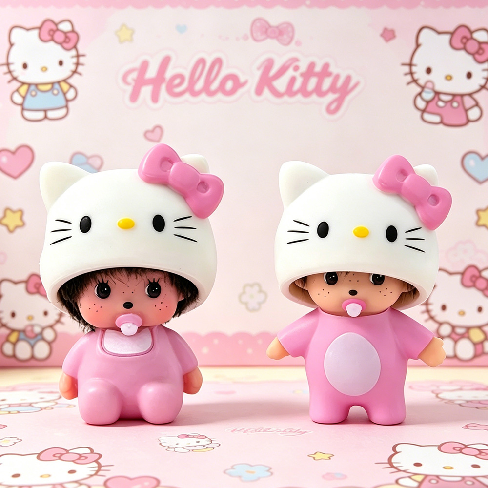 Hot Cute Hello Kitty Monchhich - Car Accessories Girly บทวิจารณ์และราคา