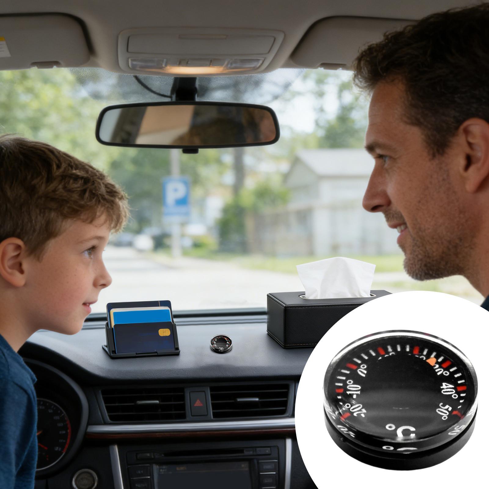 1PC Mini Car Thermometer Batte - Car Accessories Inside บทวิจารณ์และราคา