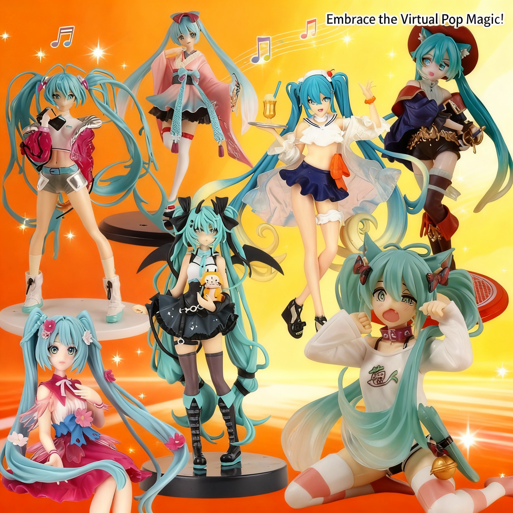 Hatsune Miku Anime Figure Cute - Car Accessories Girly บทวิจารณ์และราคา