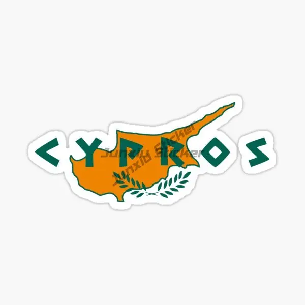 Creative Cyprus Flag Map Water - Car Accessories Cyprus บทวิจารณ์และราคา
