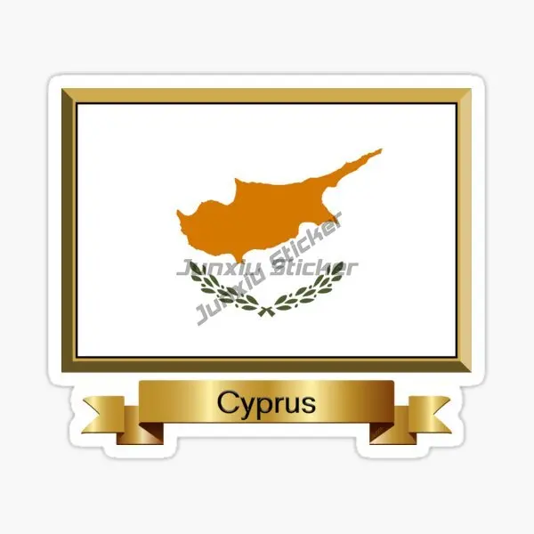 Creative Cyprus Flag Map Stick - Car Accessories Cyprus บทวิจารณ์และราคา